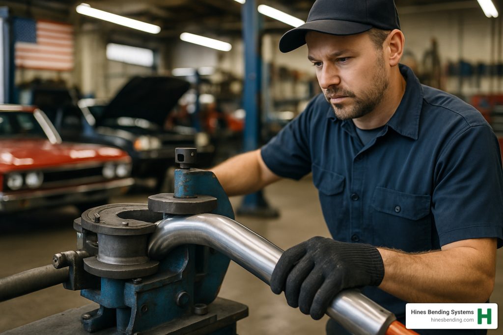 exhaust pipe bending