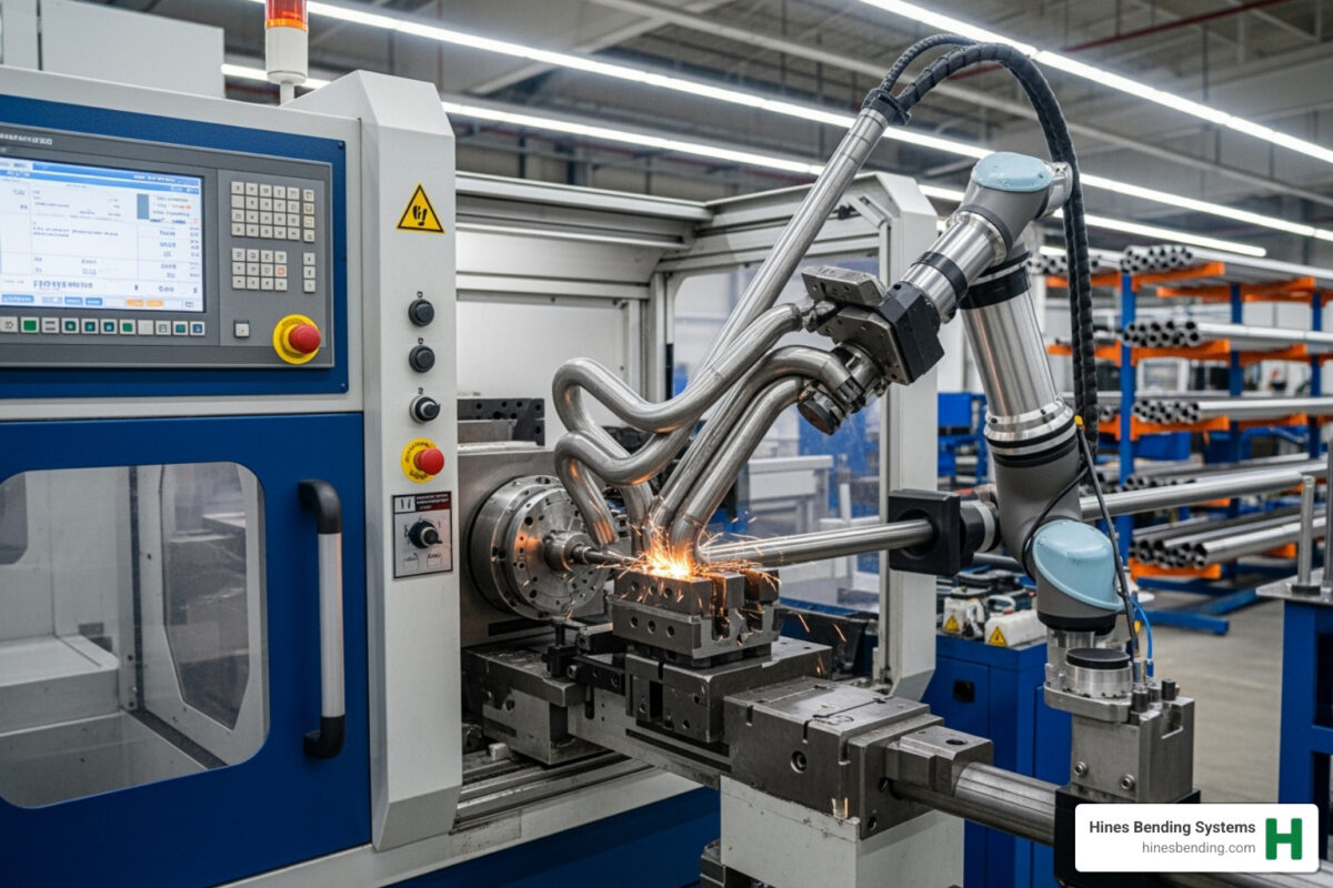 CNC Tube Bender Machine: Peak 190° Power