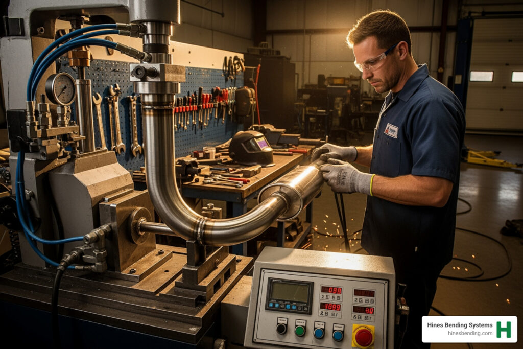 how to bend pipes for exhaust