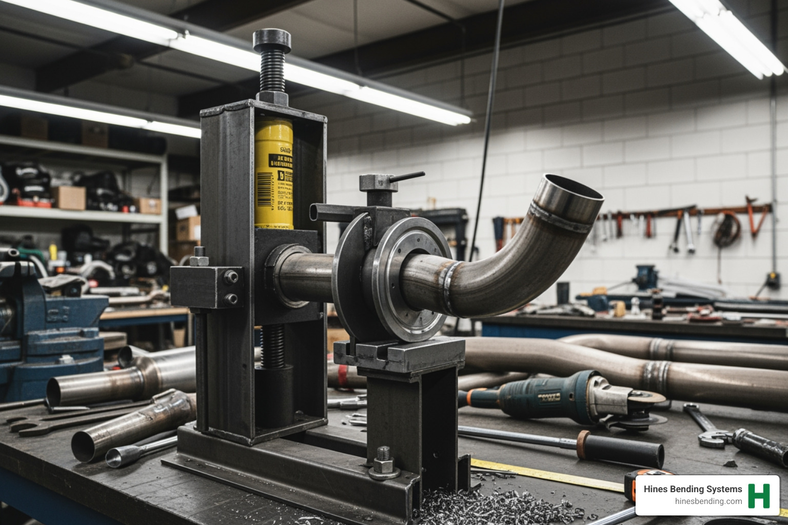 how to make a exhaust pipe bender