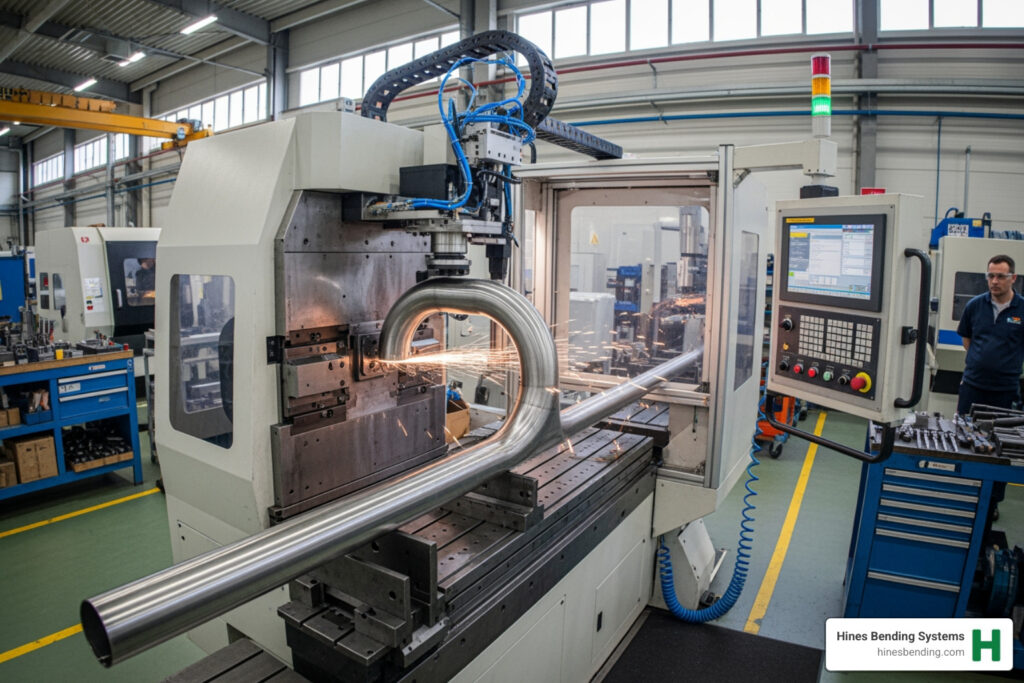 steel tube bending machine