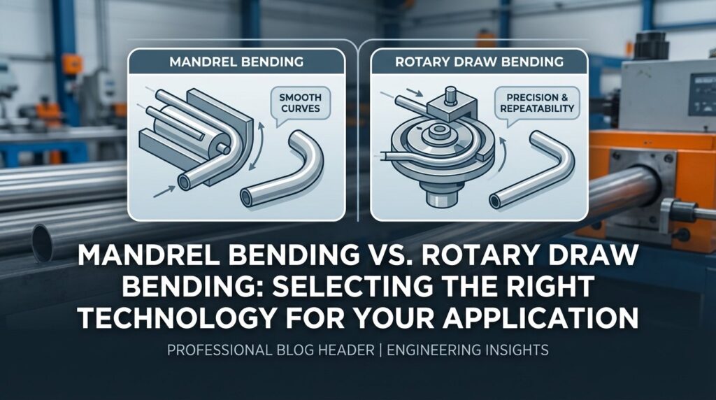 Mandrel Bending vs. Rotary Draw Bending: Selecting the Right Technology for Your Application