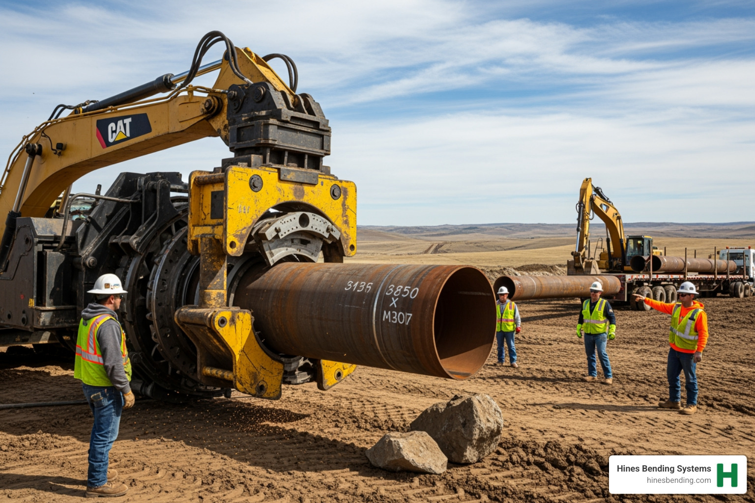 pipeline pipe bending machine